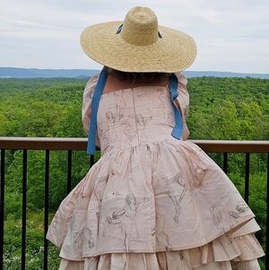 Selkie Degas Sketch Etoile Dress Cotton XXL